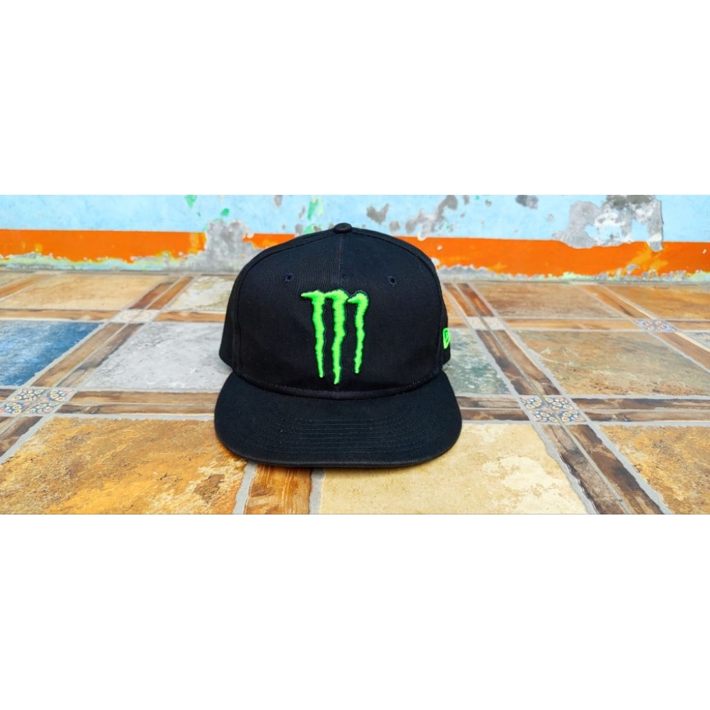Topi new era 9fifty snapback monster energy