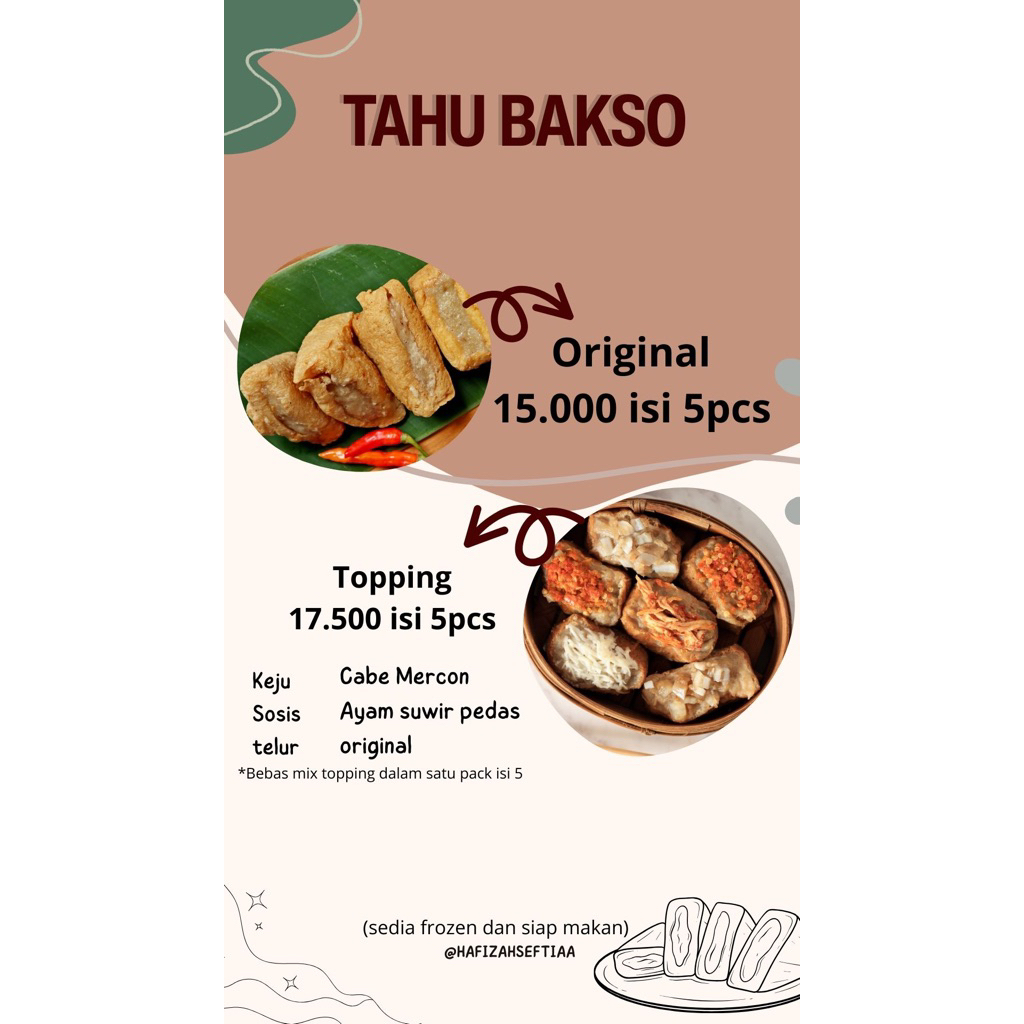 

TahuBakso Toping Gundud (frozen)