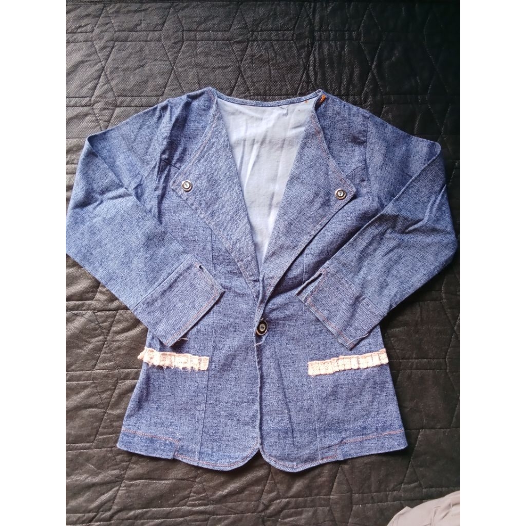 Preloved Blazer jeans remaja