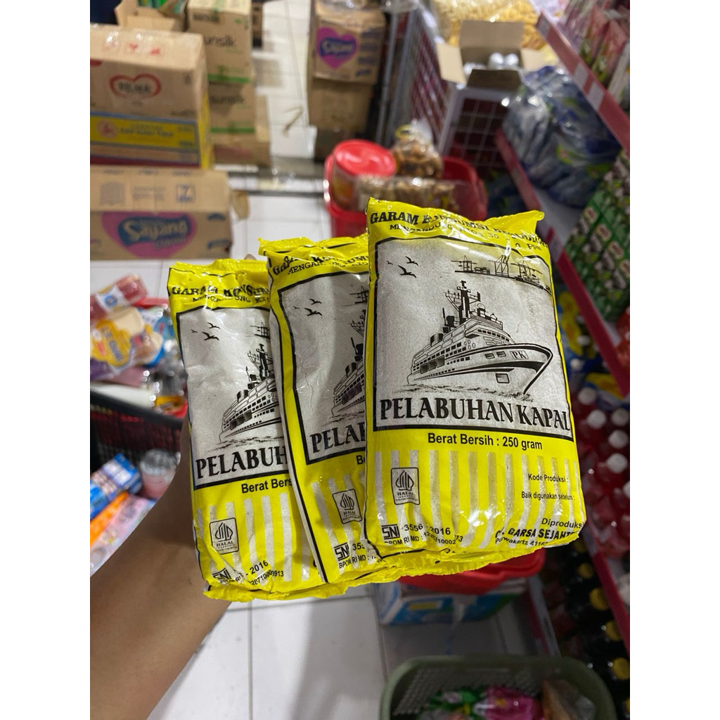 

Garam Pelabuhan Kapal 250gr isi 3