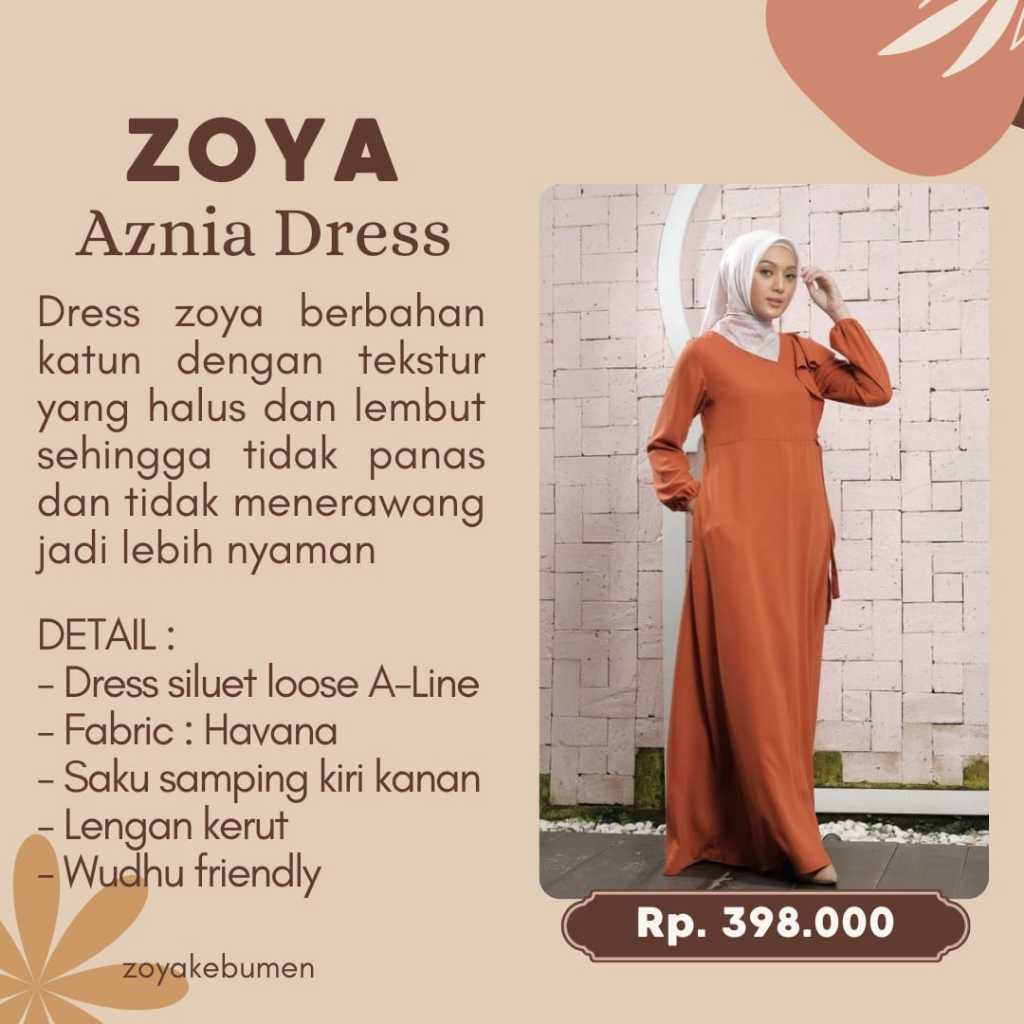 Zoya x Larissa Chou Aznia Dress - Gamis Muslim Polos