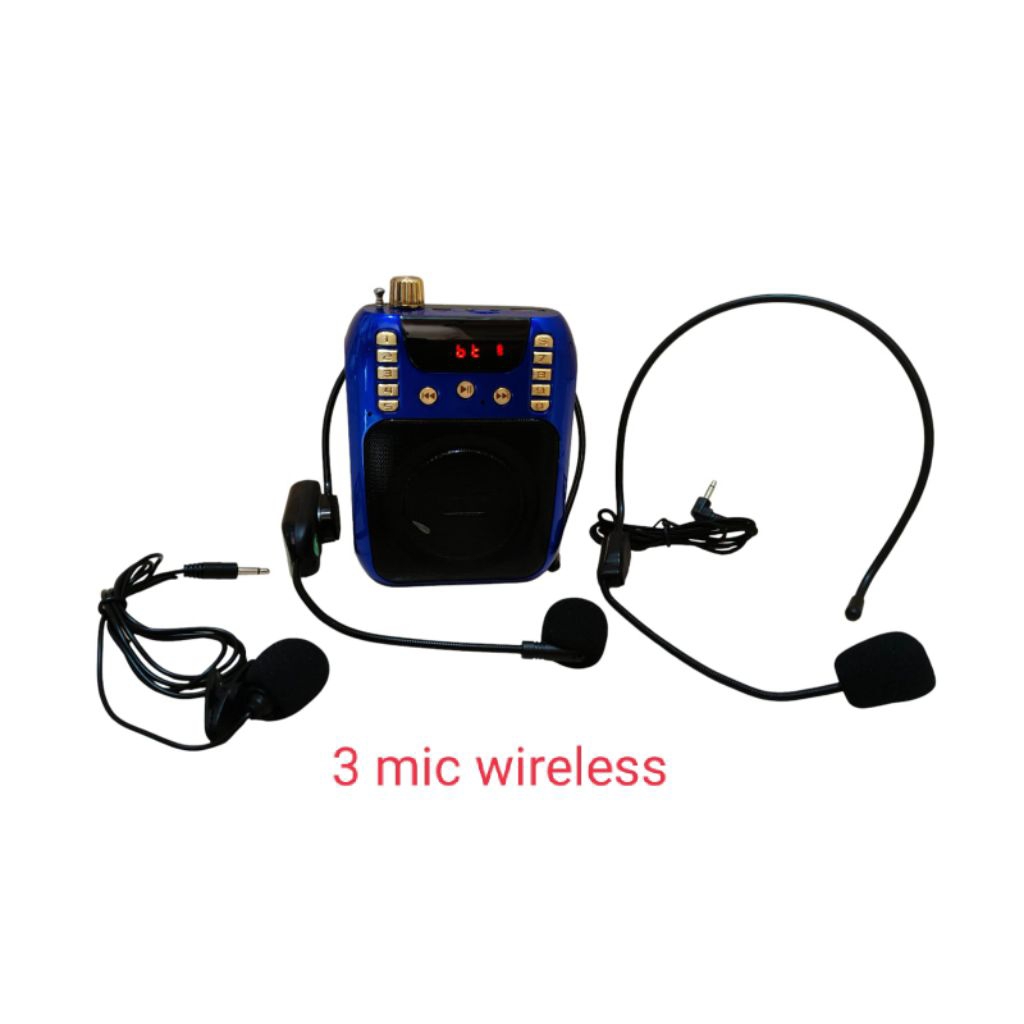 Speaker Meeting mini jepit  Di pinggang waistband aiwa rl seminar acara sales promotion  tour guide 