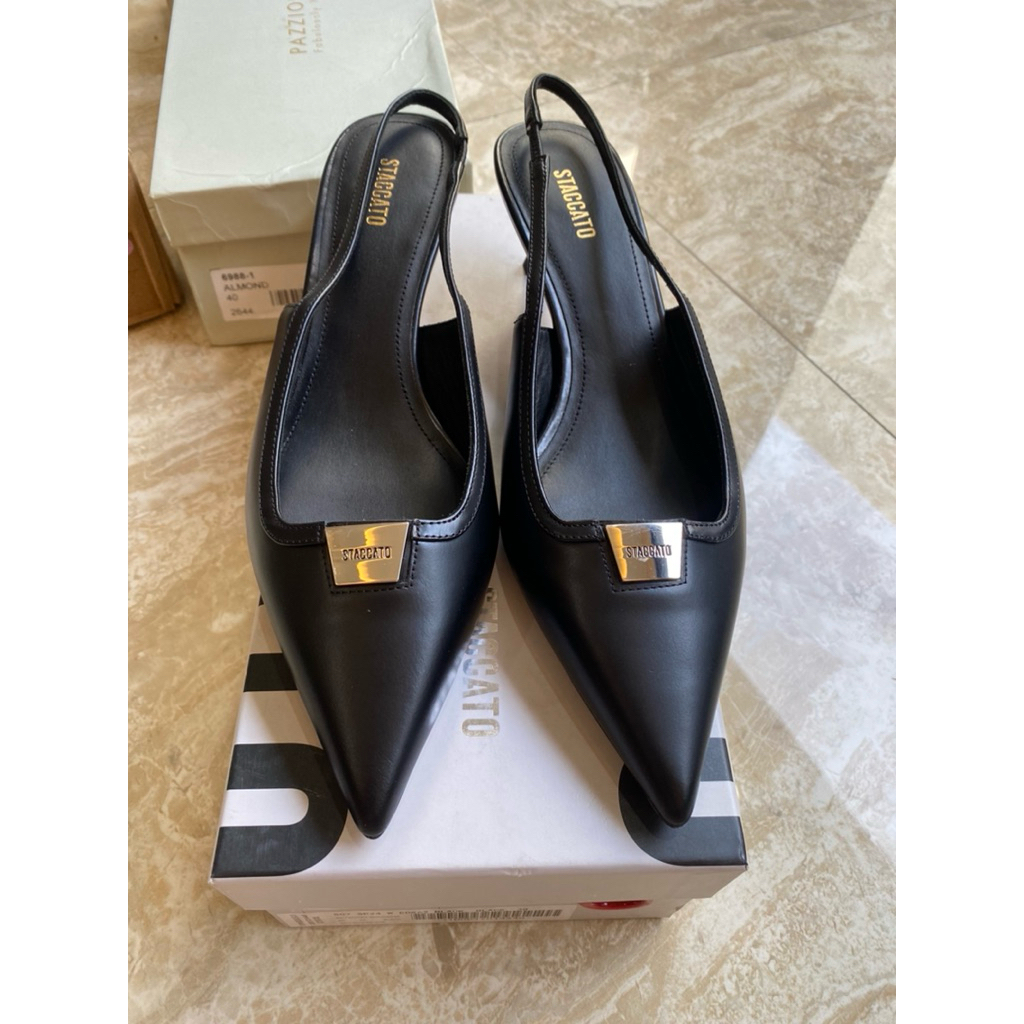 Staccato Black heels size 39