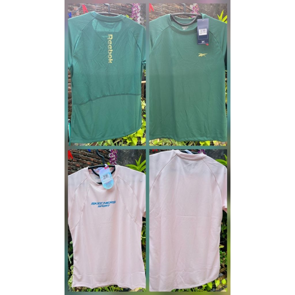 Kaos Dryfit Reebok Women Original Sale Sport Station