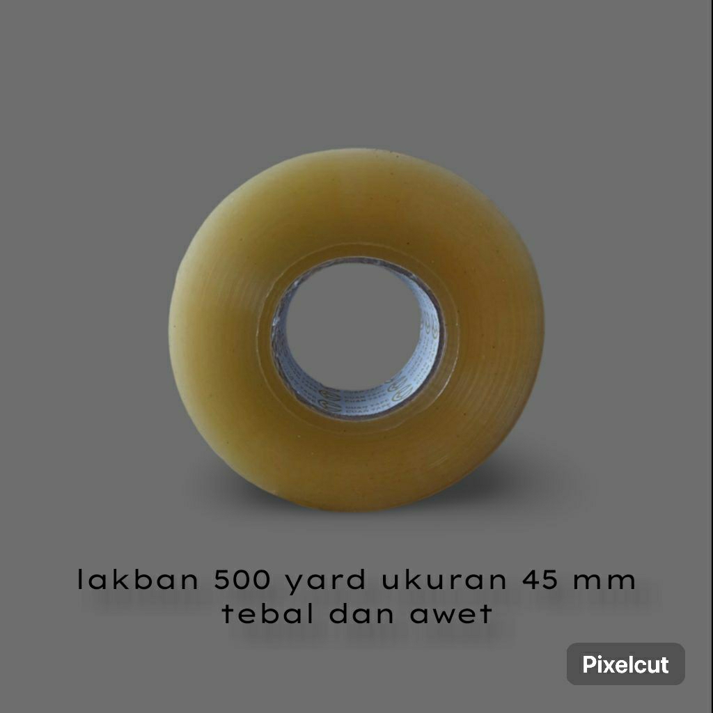 

lakban ukuran 500 yard/45 mm/kuat dan tebal