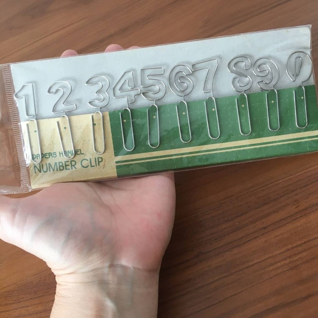 

NEW - Book Clip Set Klip Buku NUMBERS Angka