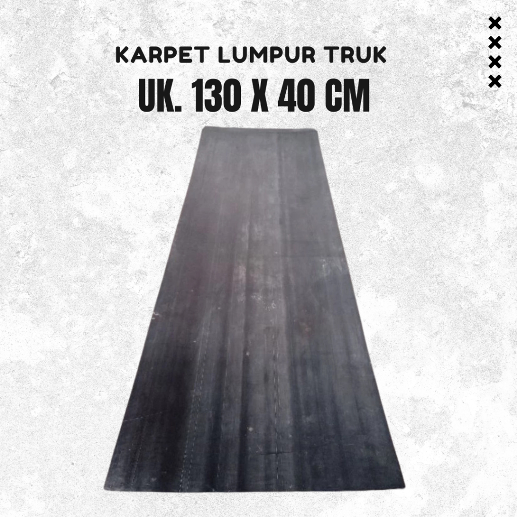 Karpet Lumpur Karet Belakang Truk 40x130cm Pelindung Lumpur Tebal