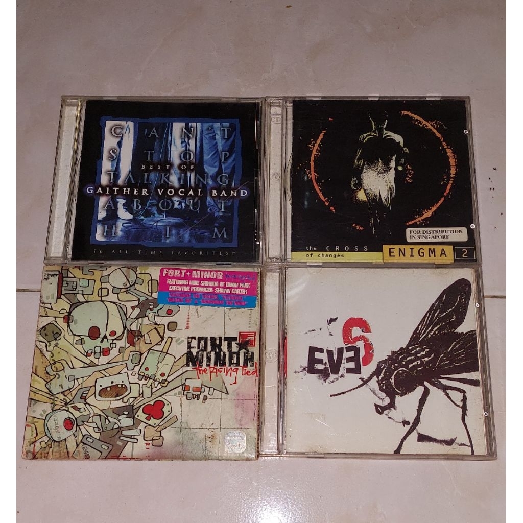 cd Best Of GAITHER VOCAL BAND / ENIGMA-The Cross Of Changes / FORT MINOR-The Rising Tied (1] / EVE 6