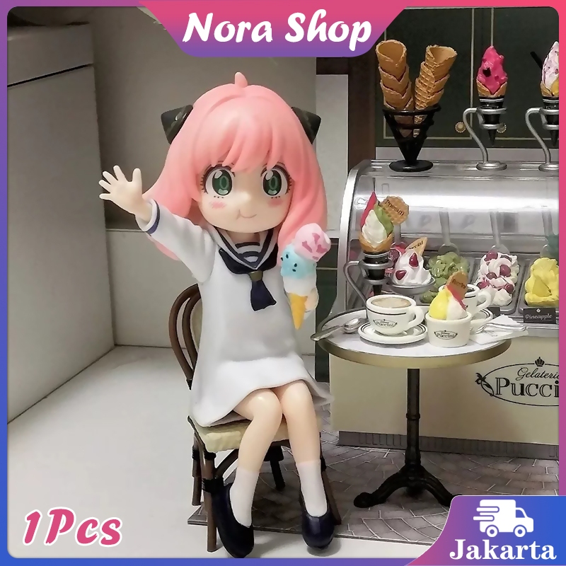 Action Figure Spy X Family Anya Forger Cosplay / Anime Pajangan / Figure Spy X Family Anya Yor Loid