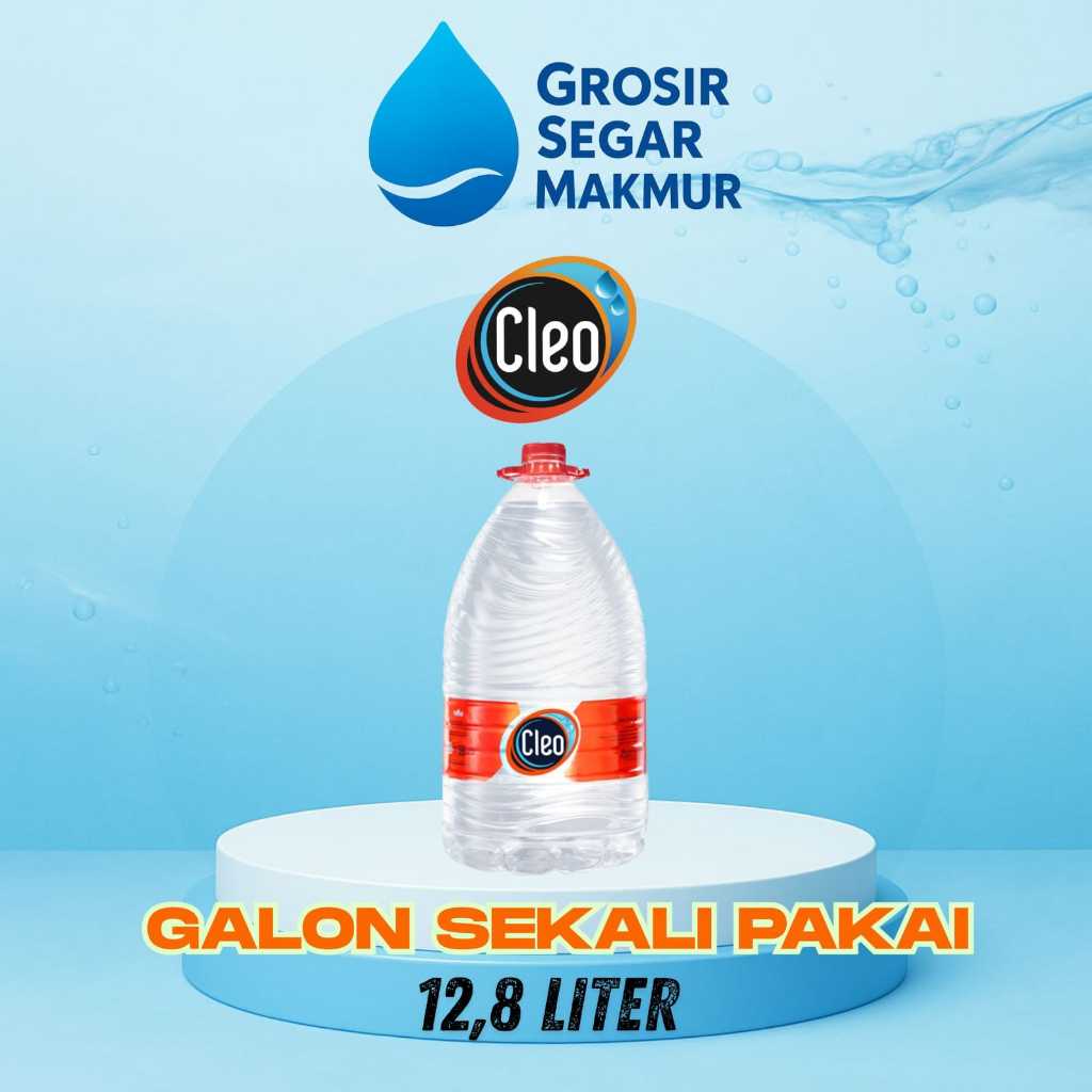 

CLEO Galon 12,8 L ( Sekali Dipakai Aja )