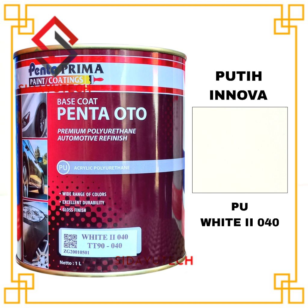 Cat PU Penta Oto White ll 040 Putih Innova