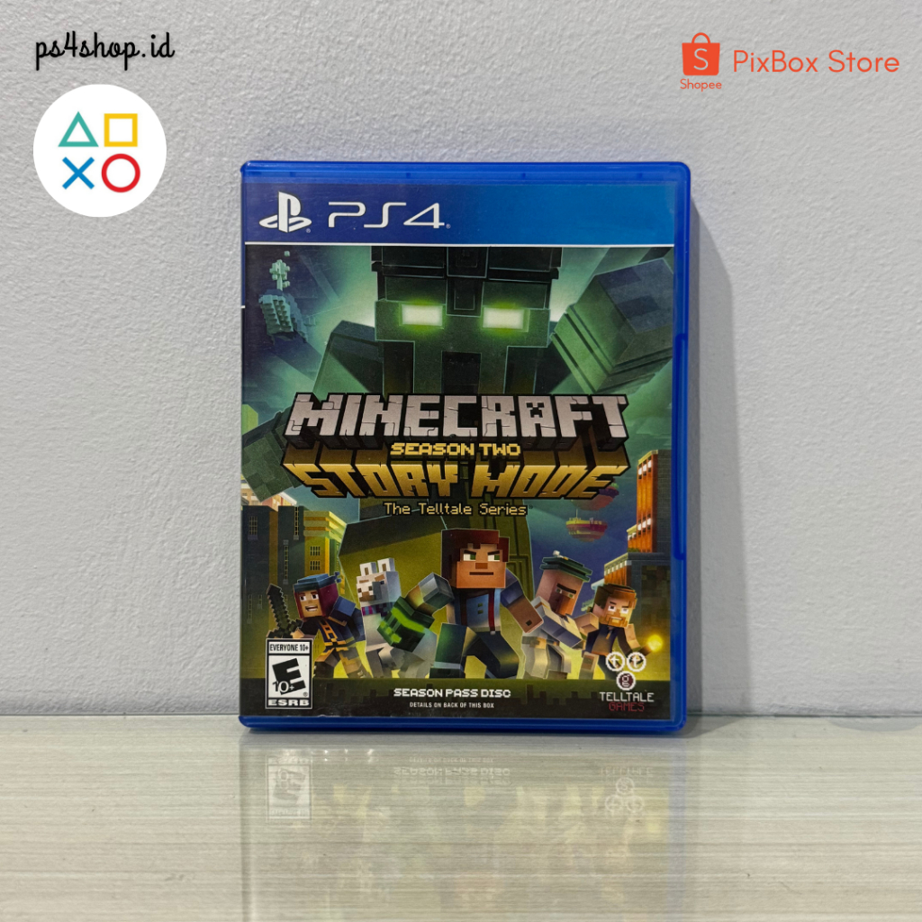 BD Kaset PS4 Minecraft Story Mode Season 2 Two Second Bekas Original | Game Story Menginspirasi Seru