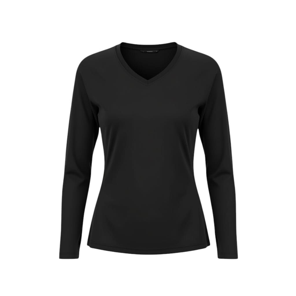 kaos olahraga atasan wanita polos lengan panjang