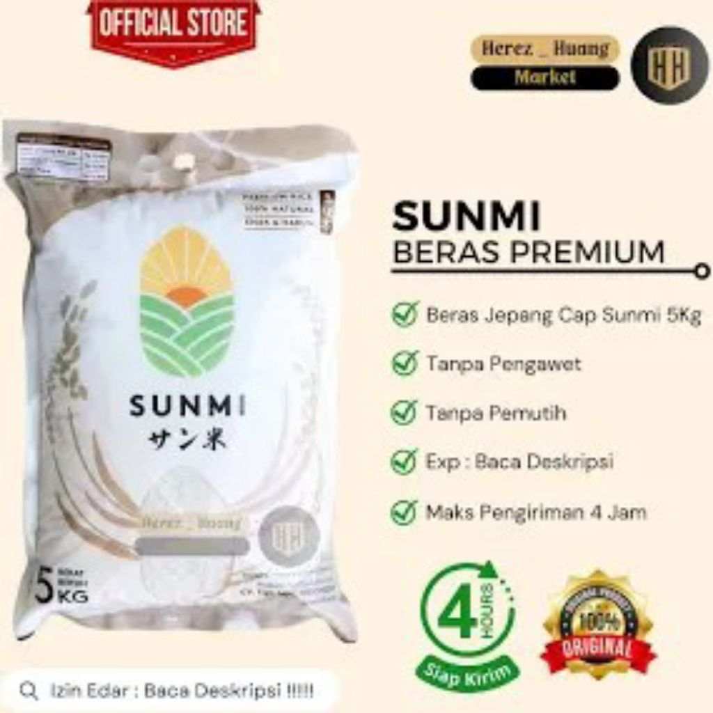 

Sunmi Beras Pulen Premium 5 Kg