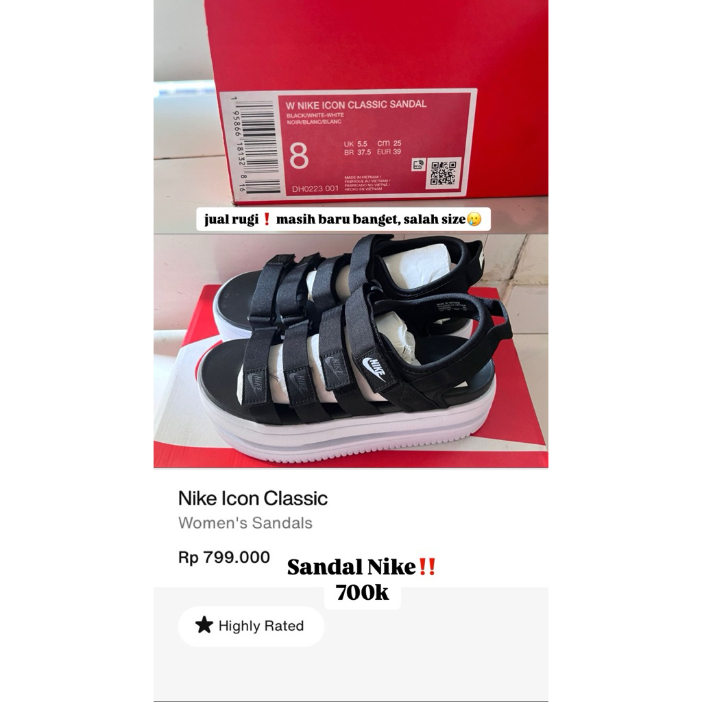 Nike Icon Classic Sandal Wanita-ORIGINAL