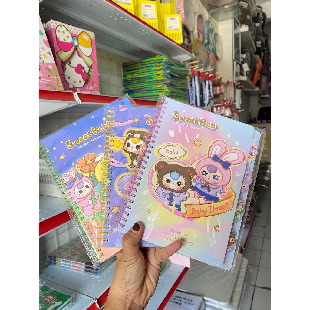 

BUKU CATATAN SPIRAL SWEET BABY UK A5