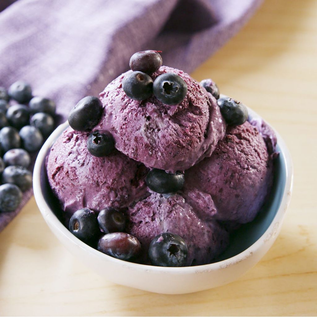 ice cream blueberry