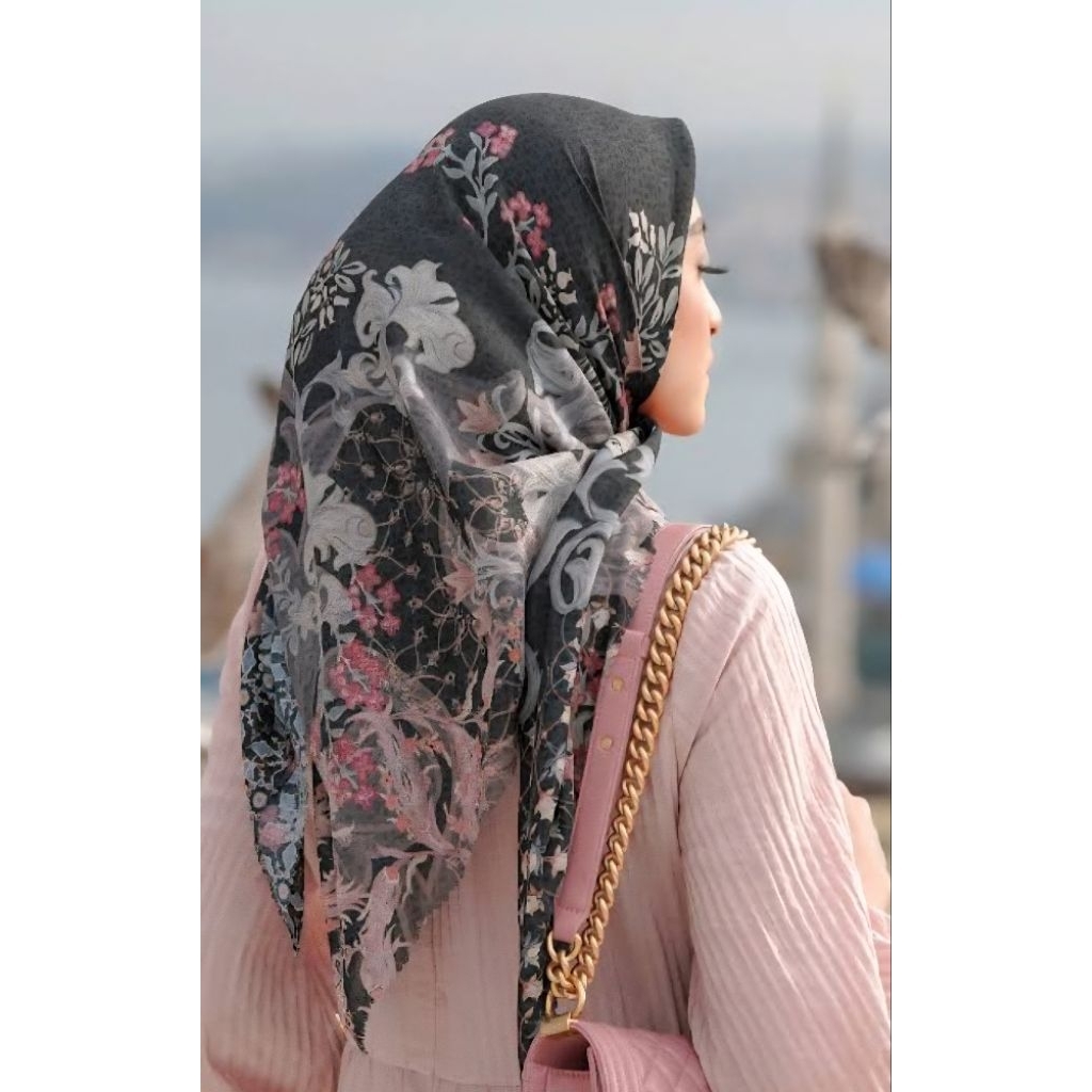 Buttonscarves scarf topkapi festive parfume (FULL SET BOX)