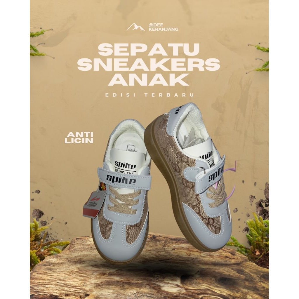 Sepatu Snakers Model LV Anak Cowo