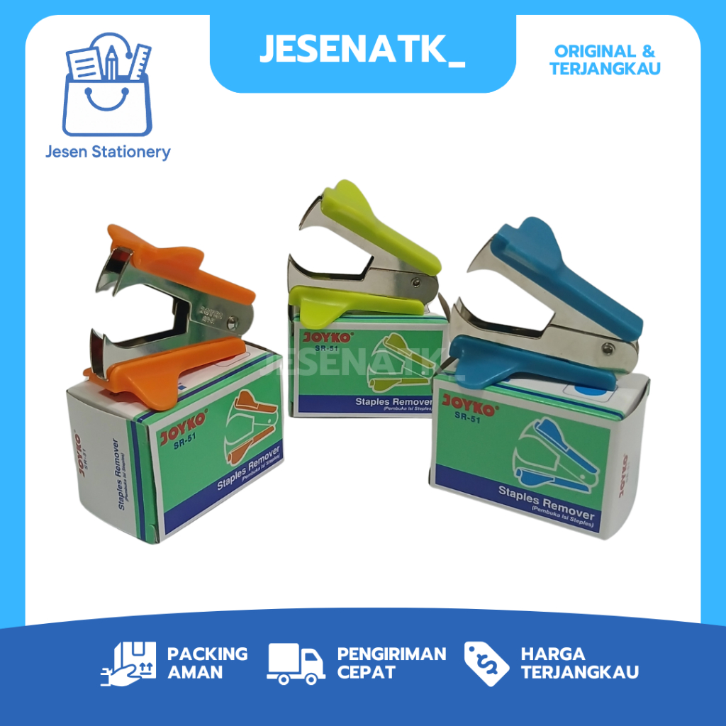 

Joyko Stapler SR 51 Stationery Hektar Staples Remover Pelepas Isi Stapler Necis