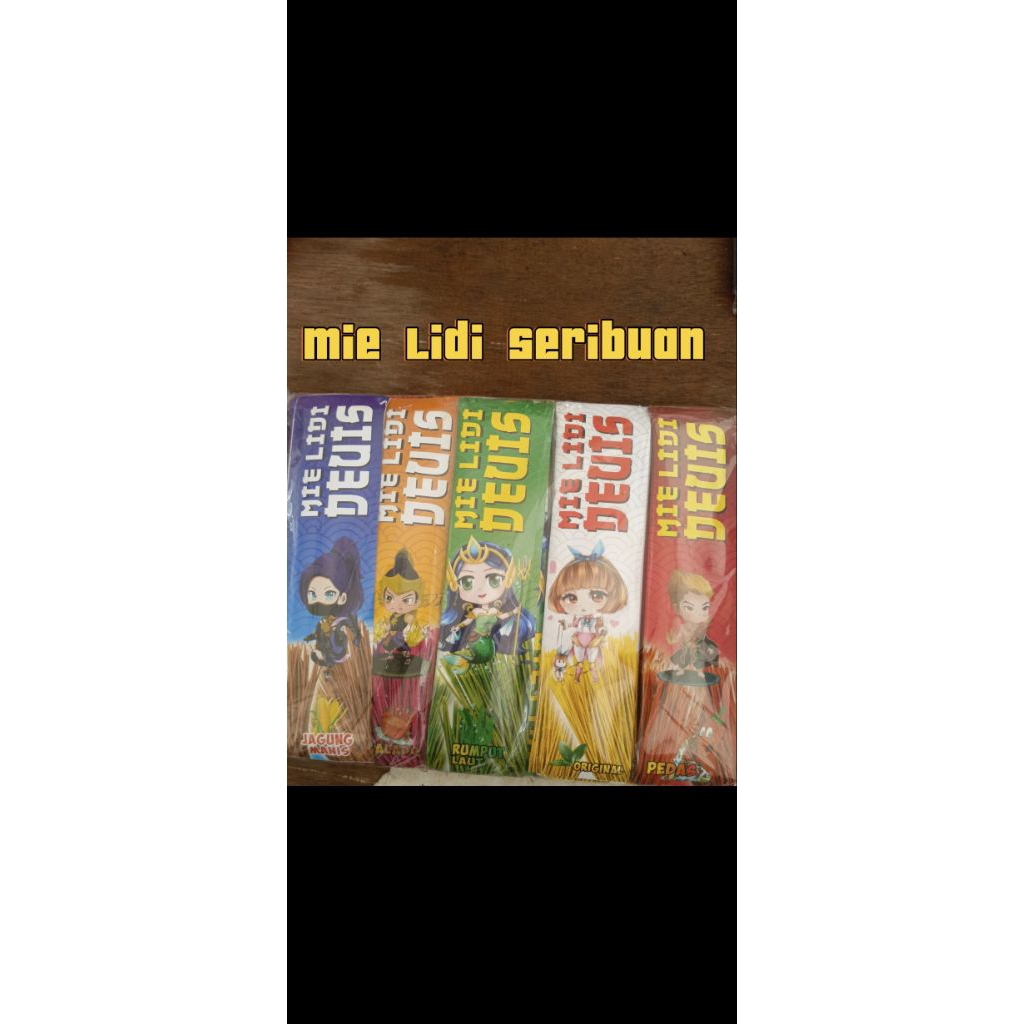 

mie lidi seribuan isi 25 pcs