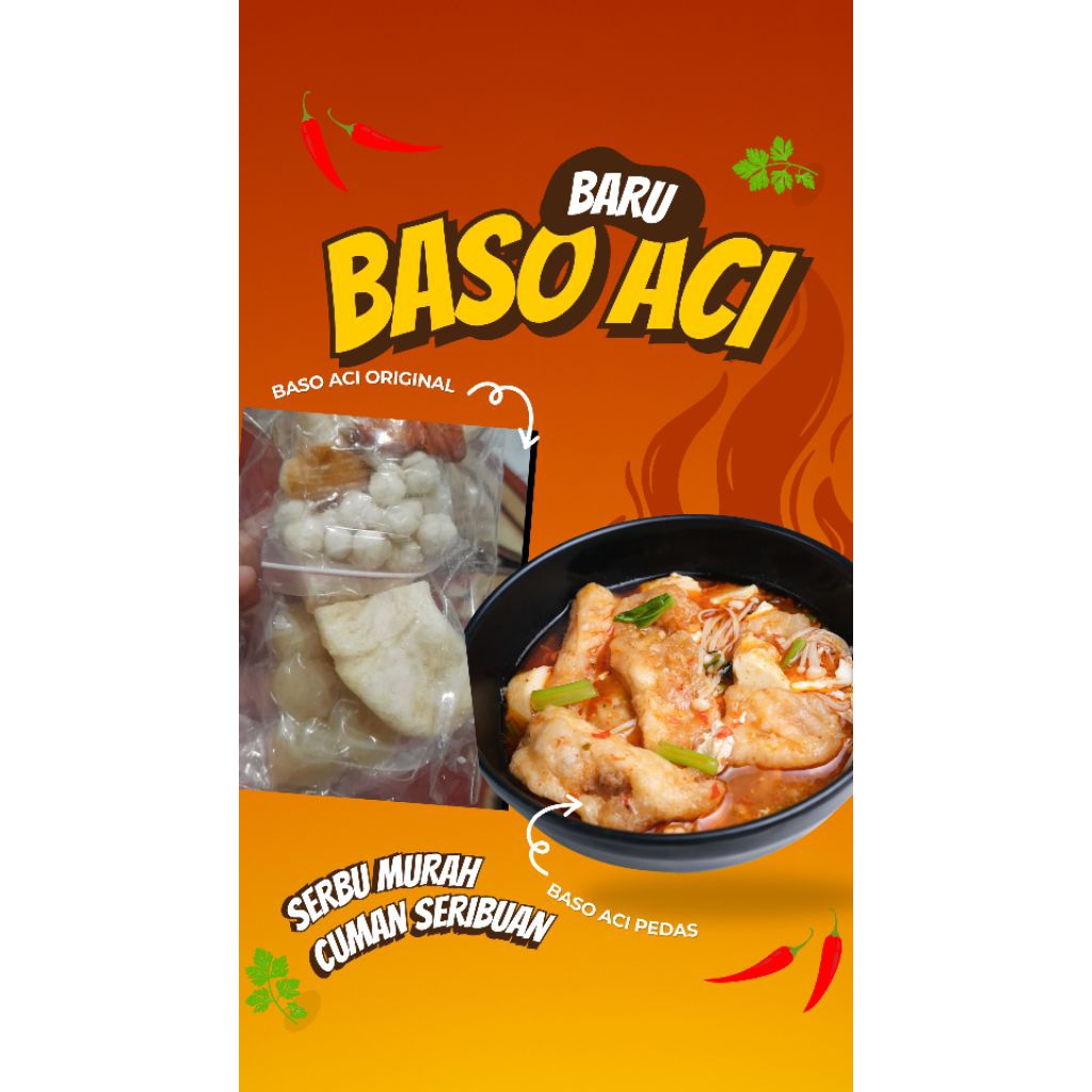 

Baso Aci Seribuan – Bakso Aci Pedas Kuah Instan Murah Enak