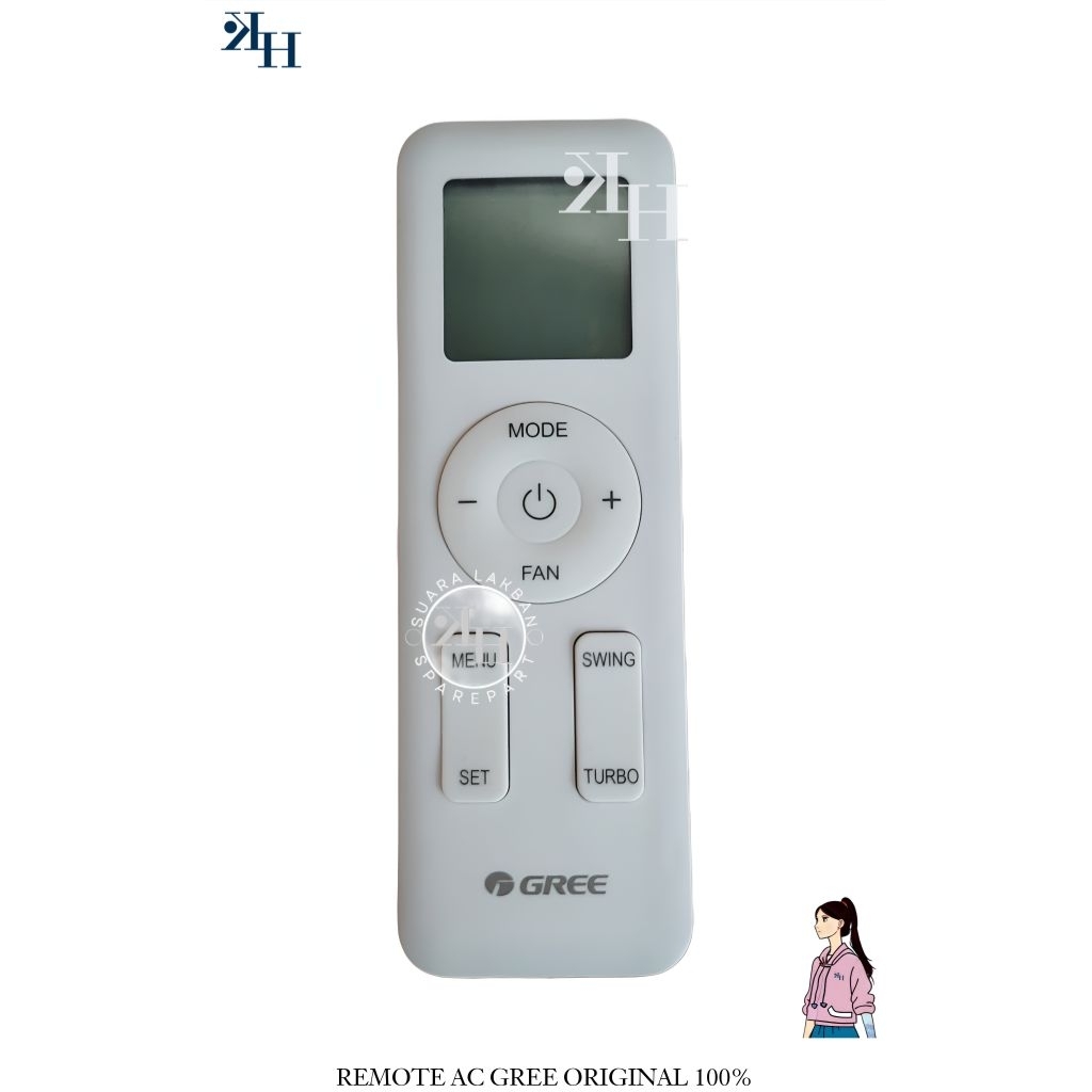 Remote ac Gree original