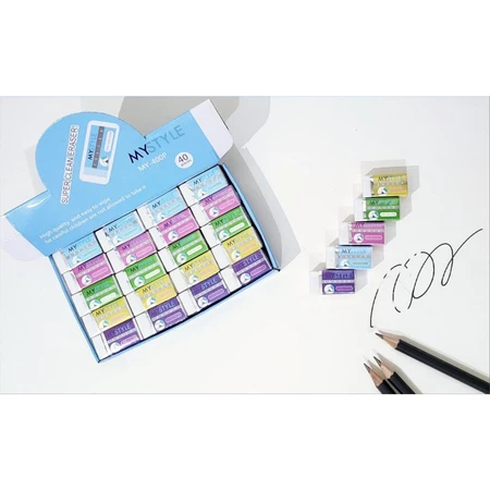 

1 Pcs / 1 Biji Penghapus Eraser My Style MY-400 Penghapus Kecil Murah Buat Gasing