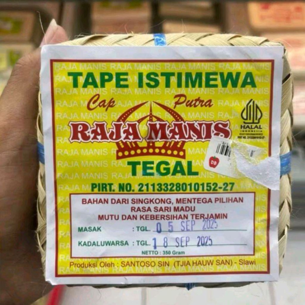 

Tape istimewa cap raja manis tape tegal raja manis pack