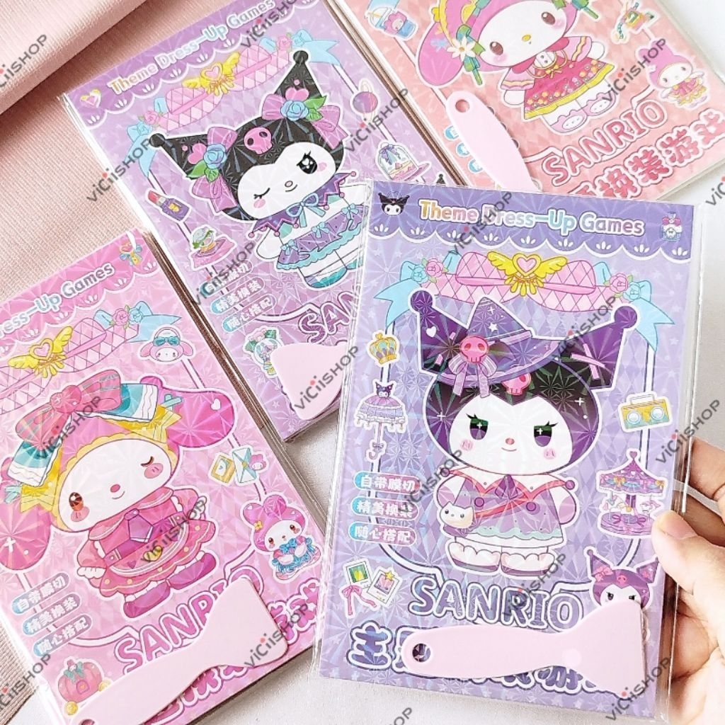 Mainan Buku Tempel Baju Karakter Lucu | Mainan Stiker Baju Anak Anak | Mainan Sticker Dress Up | Mai