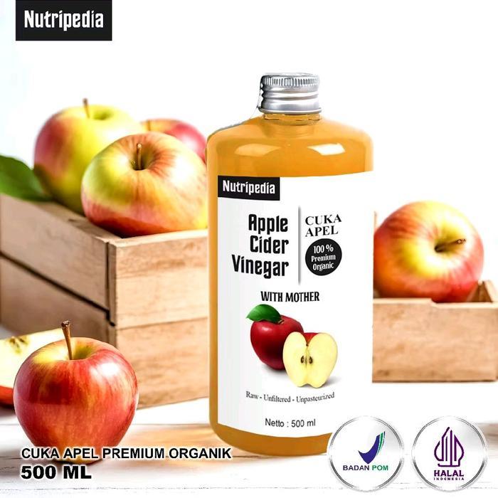 

Nutripedia Cuka Apel 500ml Organik Premium With Mother Halal & BPOM 100% Original Botol