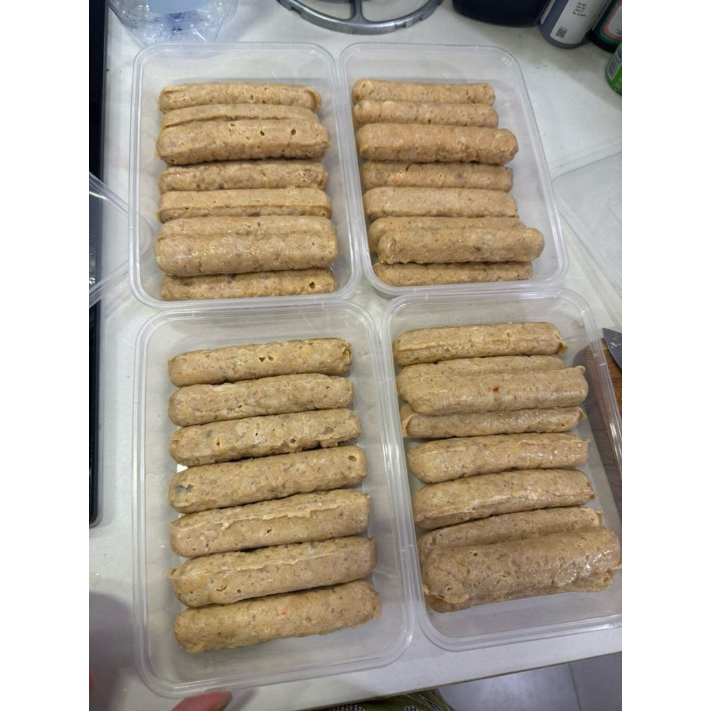 

SOSIS AYAM KEJU HOMEMADE