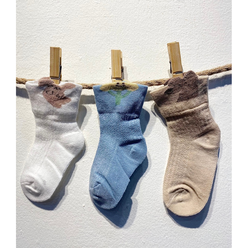 Kaos Kaki Anak Anak Unisex Motif Hewan, Bunga kk053