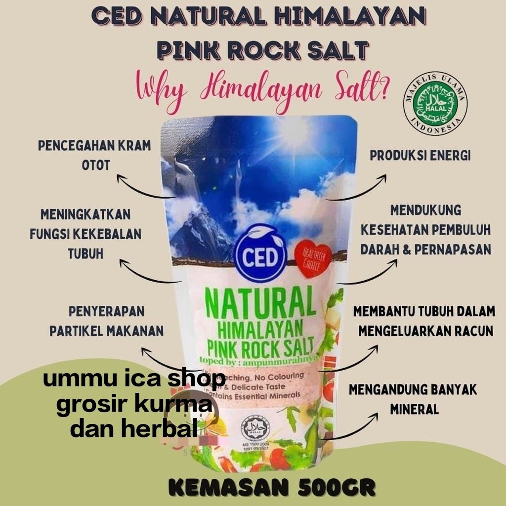 Garam Himalaya ||| Garam CED |||Garam CED pink rock Salt ||Gran PINK Himalaya