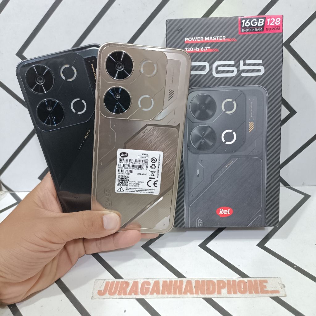 ITEL P65 8/128GB HP SECOND BEKAS FULLSET