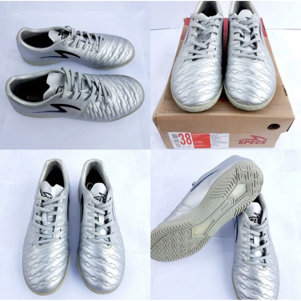 Sepatu Futsal Silver Specs Barricada Nego