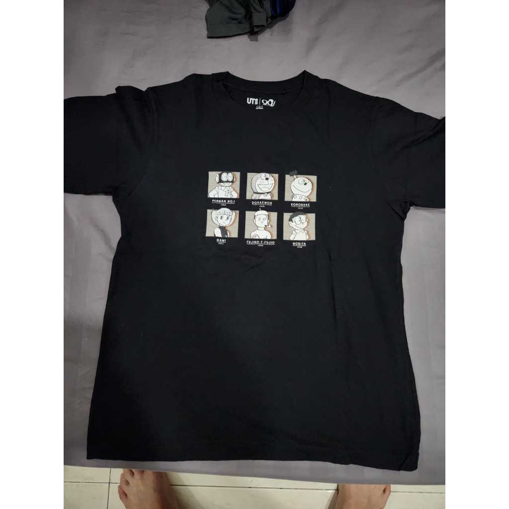 Kaos uniqlo ut x doraemon