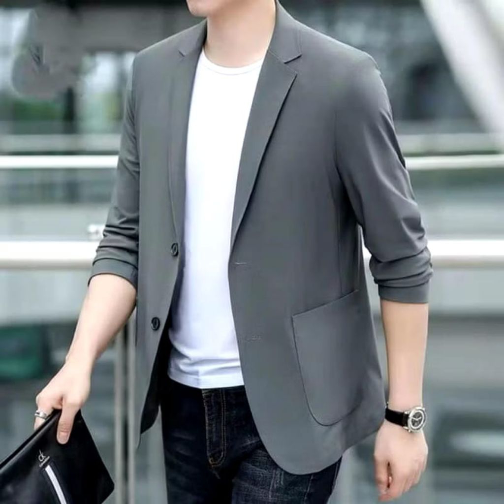 Jas Pria Model Terbaru Blazer Pria Jas Formal Pria Jas Cowok Blazer Casual Pria