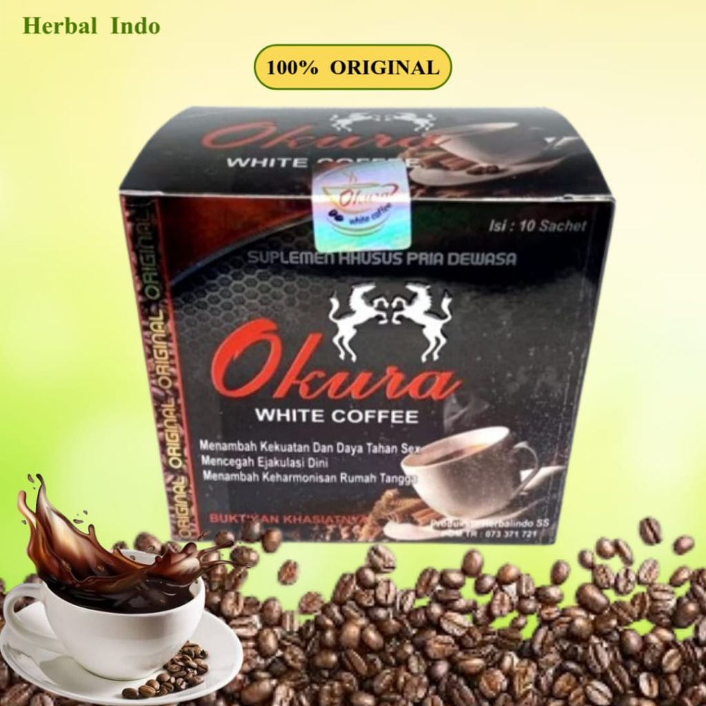 Kopi OKURA WHITE Original / Isi 10 Sachet