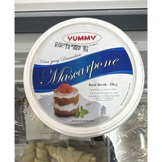 

YUMMY MASCARPONE CHEESE 250 GRAM PENGIRIMAN INSTAN SAJA