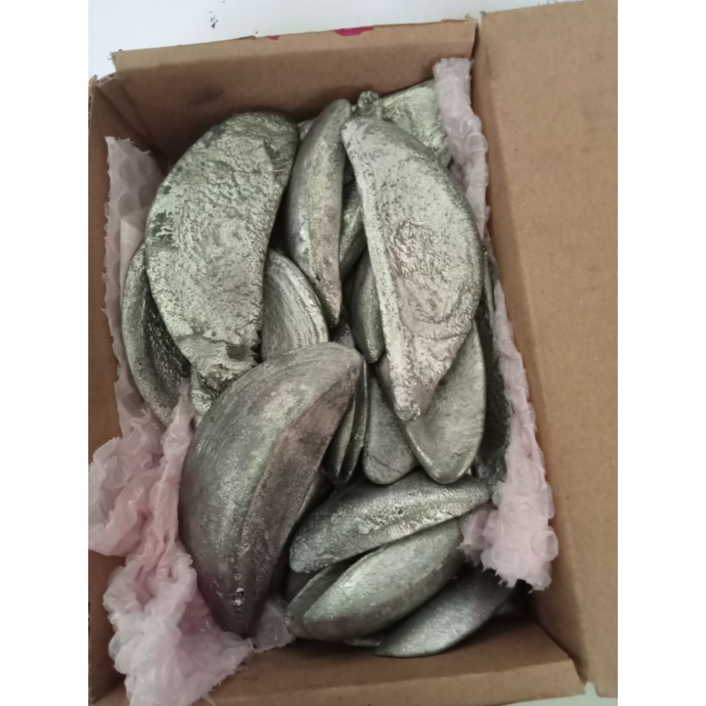 timah putih bekas kaeat solderan yg kusut darinpabrik