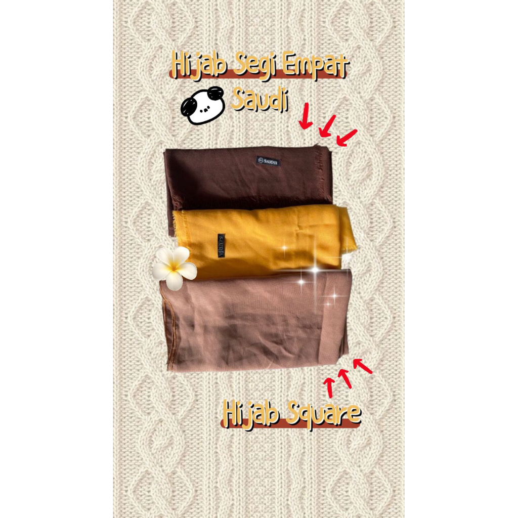 PRELOVED HIJAB SEGI EMPAT