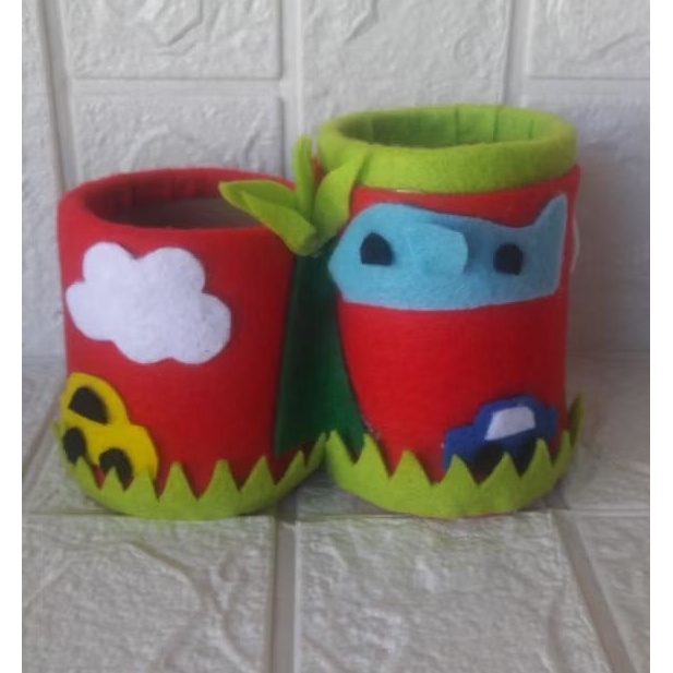 

Tempat Pensil Flanel Unik Lucu | Prakarya Anak SD TK DIY Kerajinan Tangan Kreatif