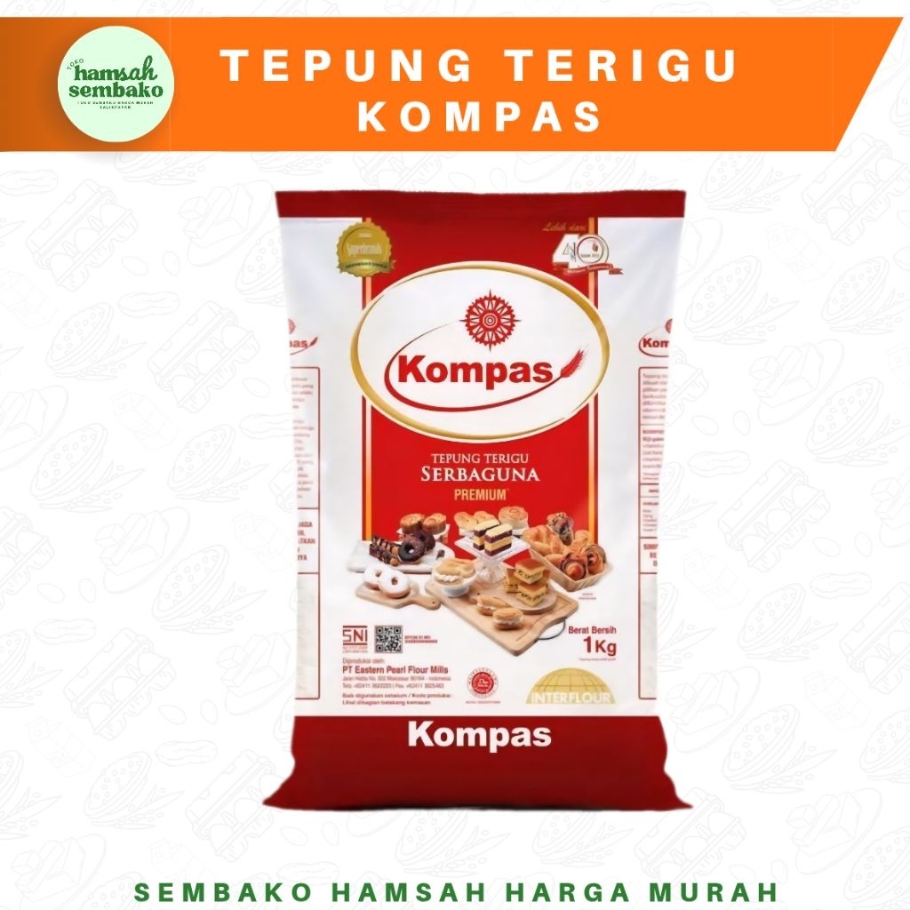 

Tepung Kompas Serbaguna 1Kg