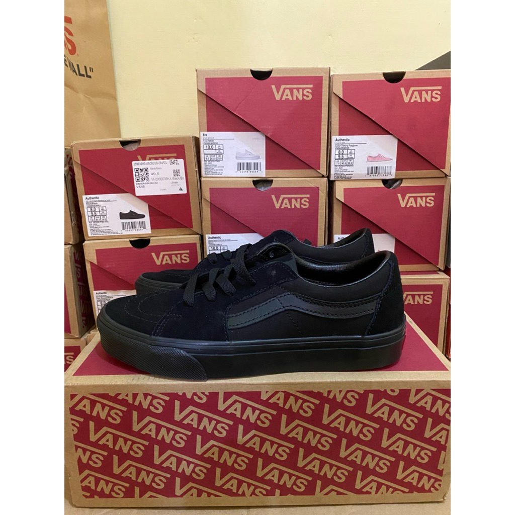 Vans Sk8 Low FullBlack Resmi Pt.gmg