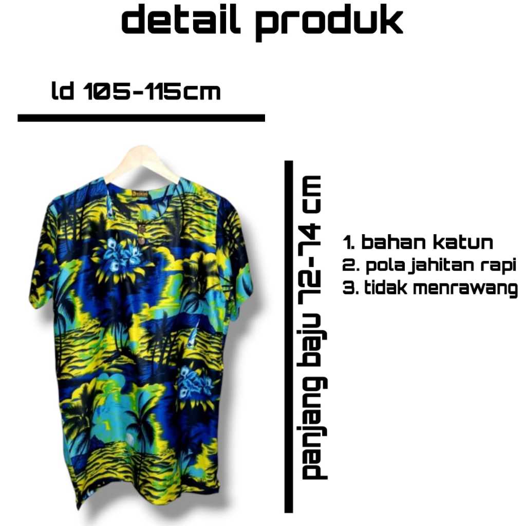Terlaris baju kaos pantai pria wanita / kaos santai /  baju pantai terbaru / Baju Pantai Pria