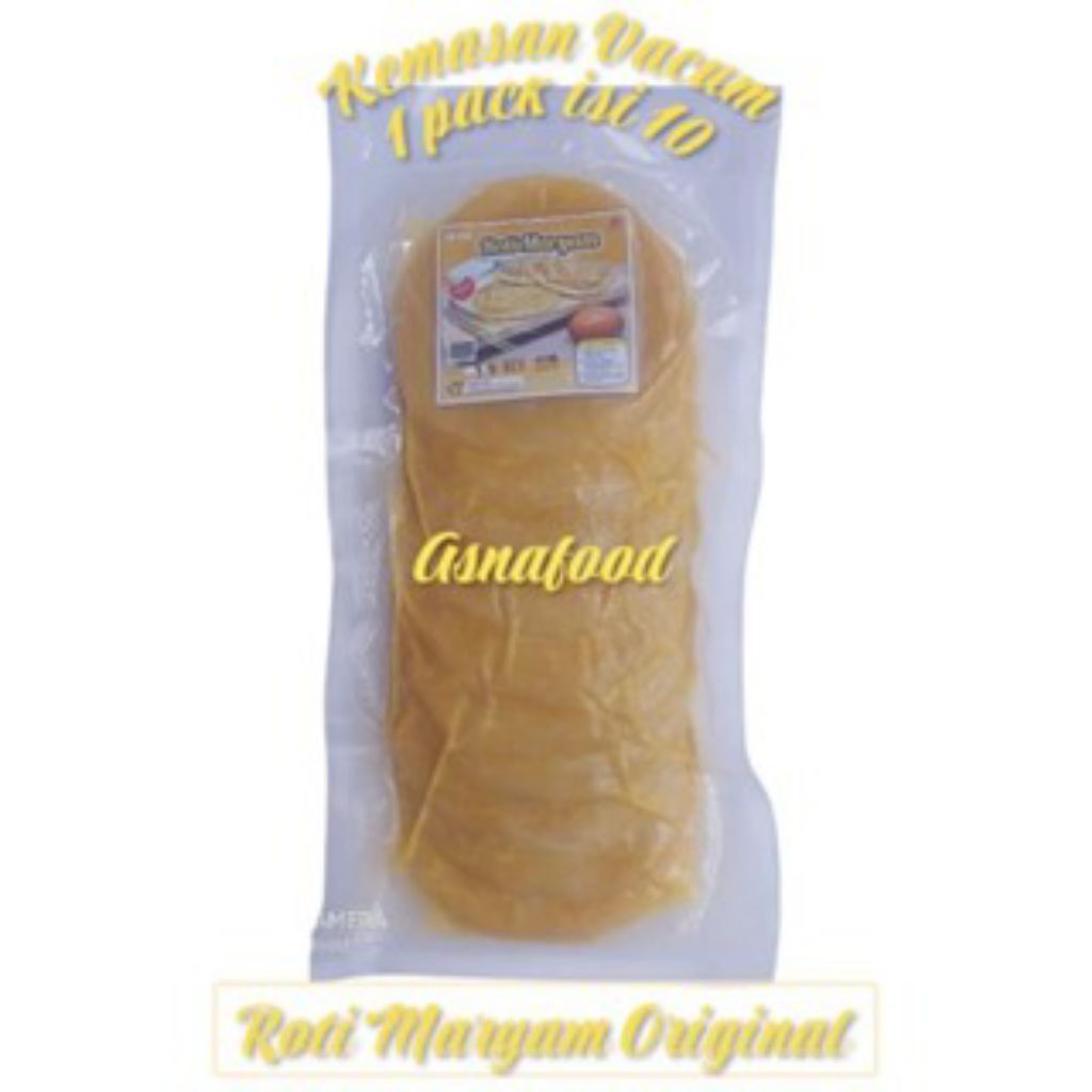 

(PROMO TOKO BARU) Full Margarine Varian Roti Maryam Premium isi 10/pack