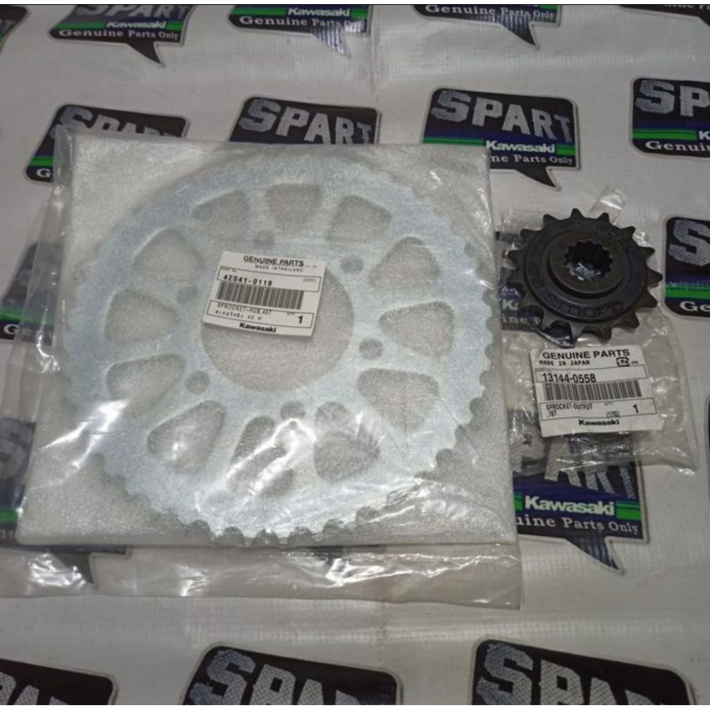 GEAR DEPAN BELAKANG Z800 Z800 ABS 15T/45T