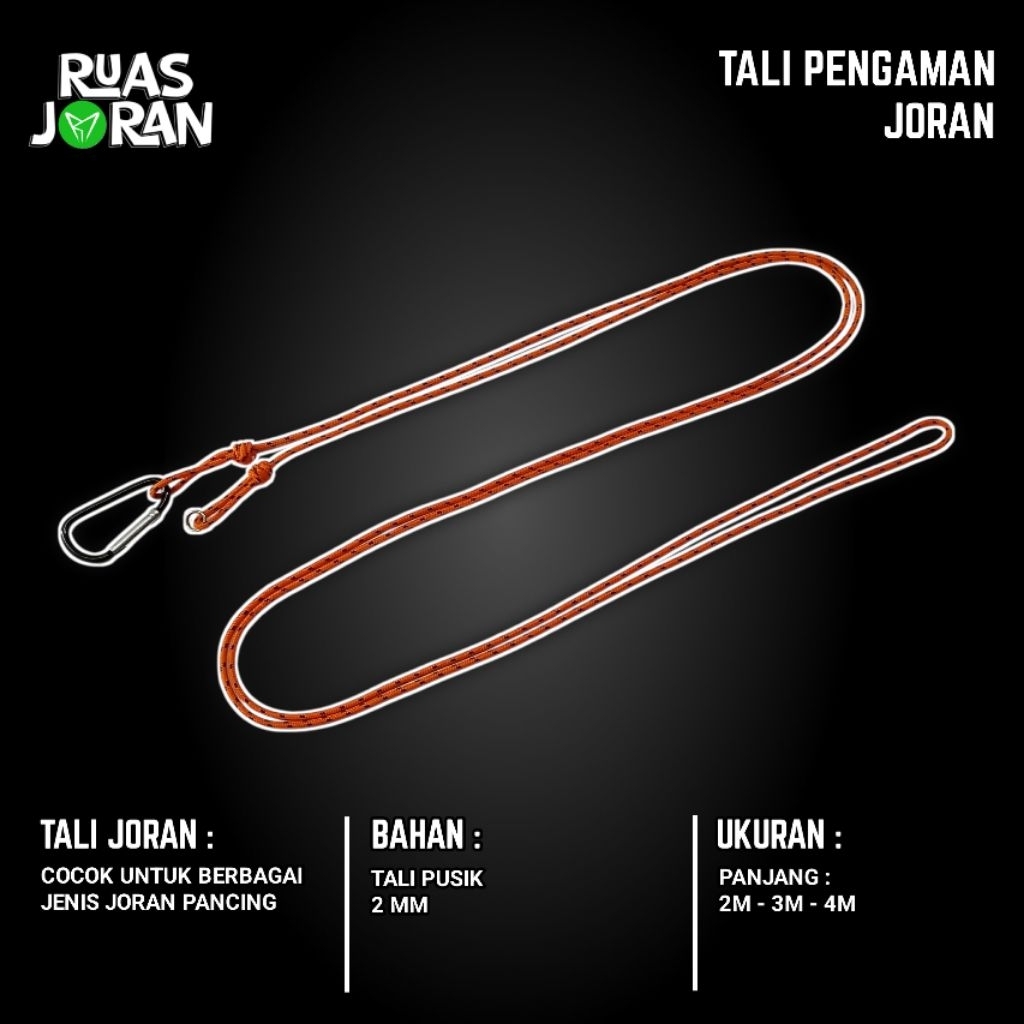 TALI PENGAMAN JORAN - TALI JORAN PANCING - TALI JORAN KUAT