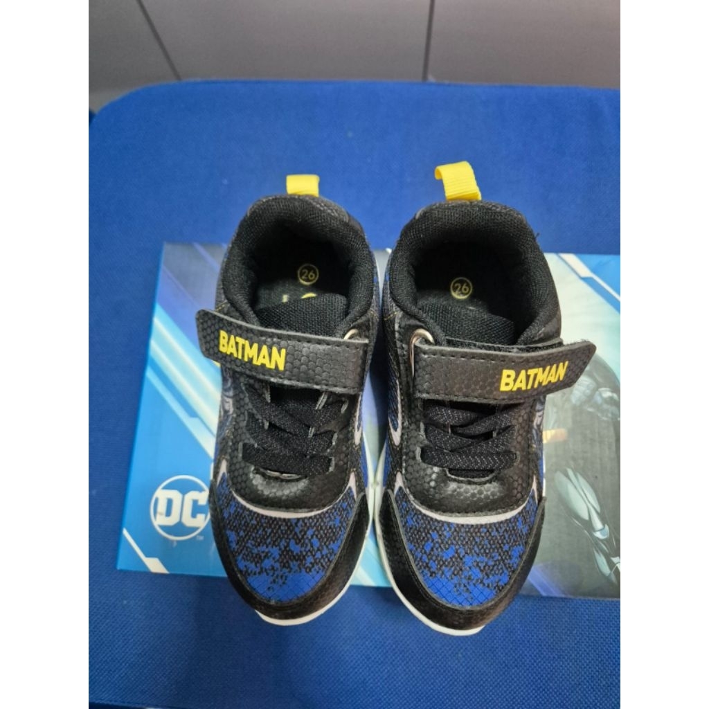 New Sepatu Anak DC Batman 100% original,never been used size 26